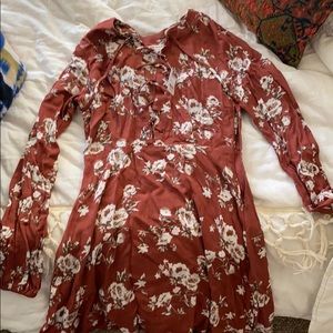 Perfect fall floral dress